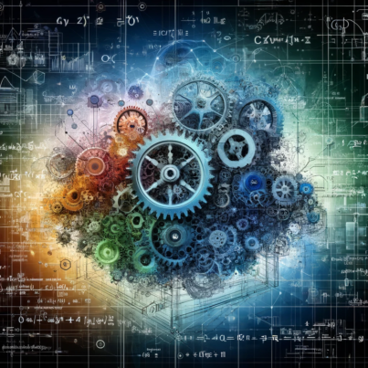 DALL·E 2024-05-08 13.34.09 - An abstract illustration representing the concept of general engineering education. The image features interconnected gears and cogs symbolizing diffe