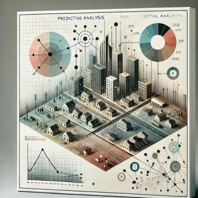 DALL·E 2024-06-20 14.40.12 - A square conceptual illustration with muted colors and a focus on angles, depicting the use of predictive analysis in smart city planning. The design