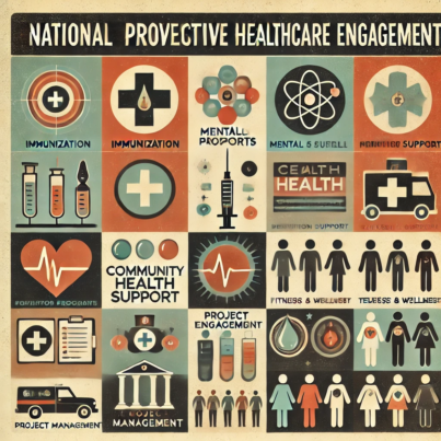 DALL·E 2024-06-26 17.59.29 - A 1960s themed image representing national proactive healthcare engagement. The image should feature muted colors and vintage design elements. On one