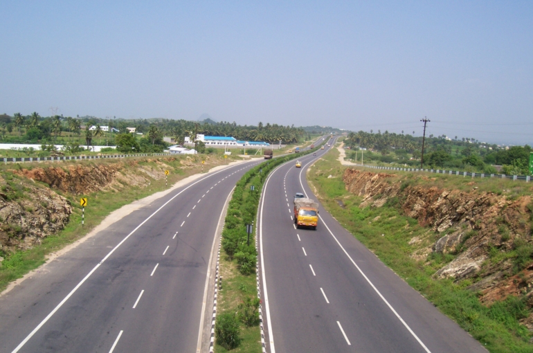 Looking-down-National-Highway-Chittode-Junction